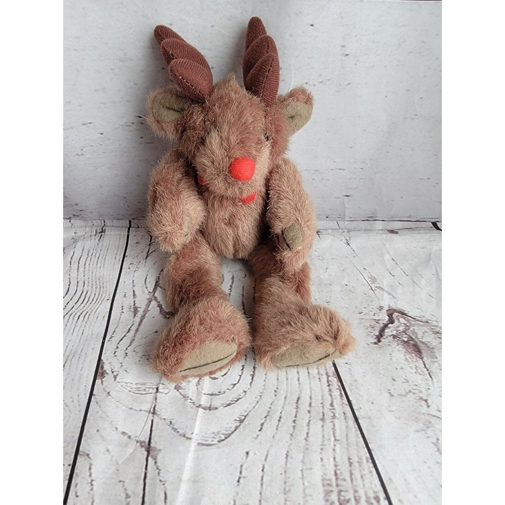 Wang’s International 14" Plush Reindeer Christmas Holiday Craft Stuffed Animal